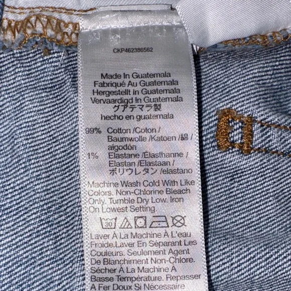 Madewell Blue Straight Leg Women's Jeans - Picture 5 of 5